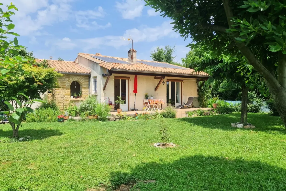 Charmante maison de plain-pied avec jardin et performance énergétique à Alès 