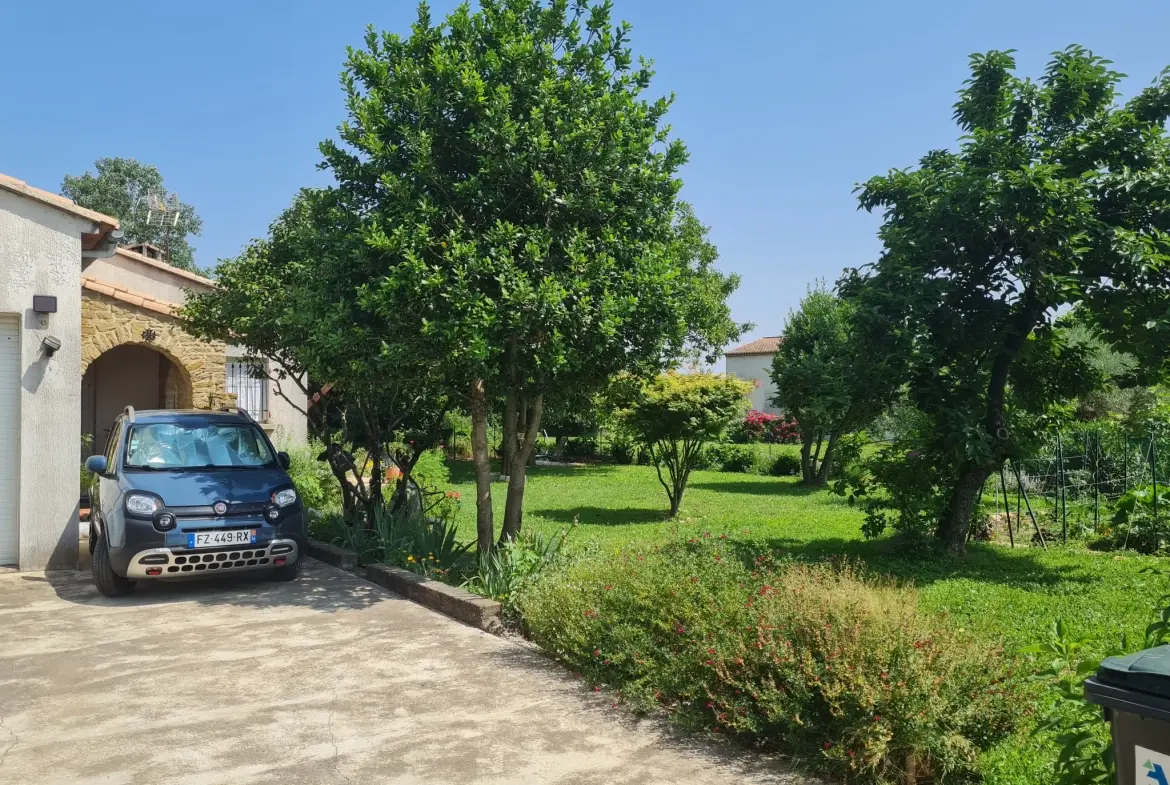 Charmante maison de plain-pied avec jardin et performance énergétique à Alès 