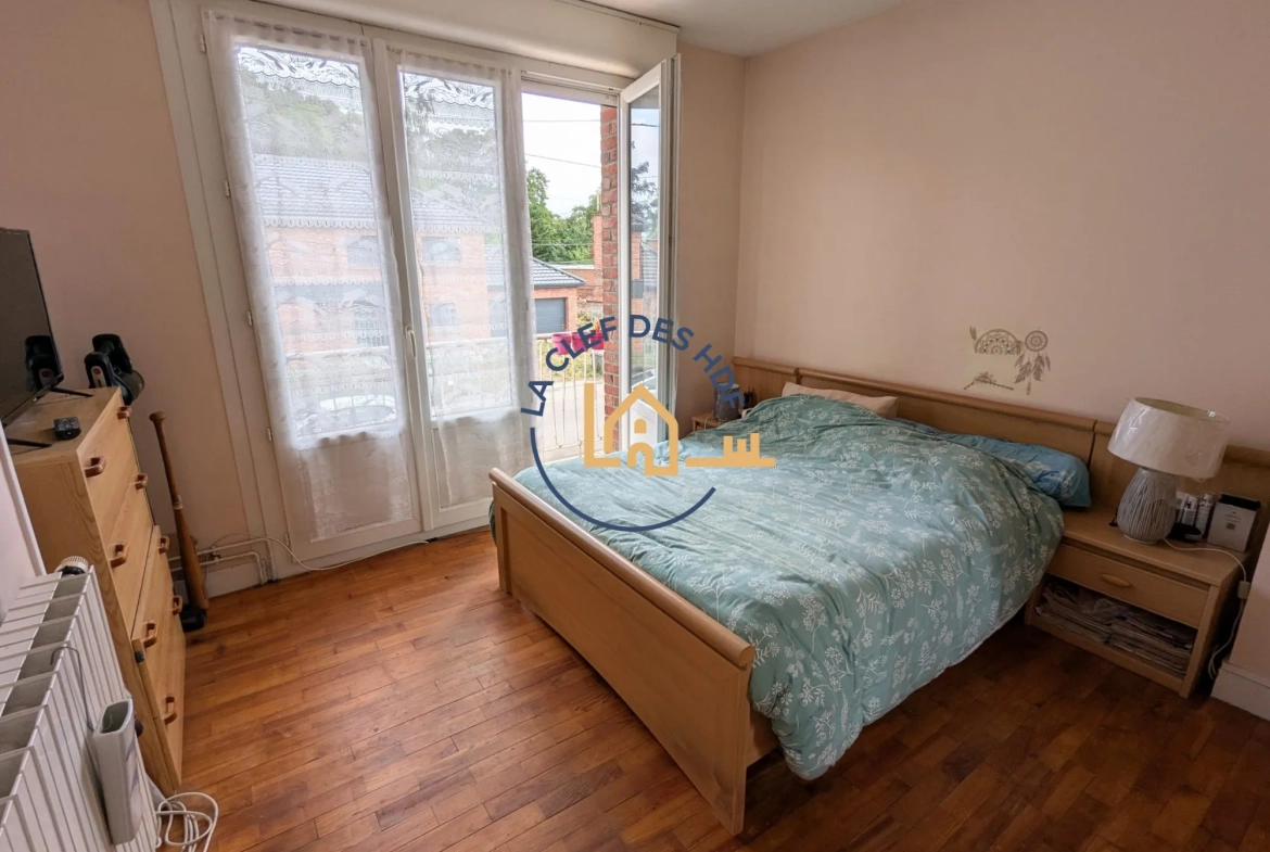 Charmante maison mitoyenne à vendre à Corbehem, 88,70 m² avec jardin et potentiel de rénovation 