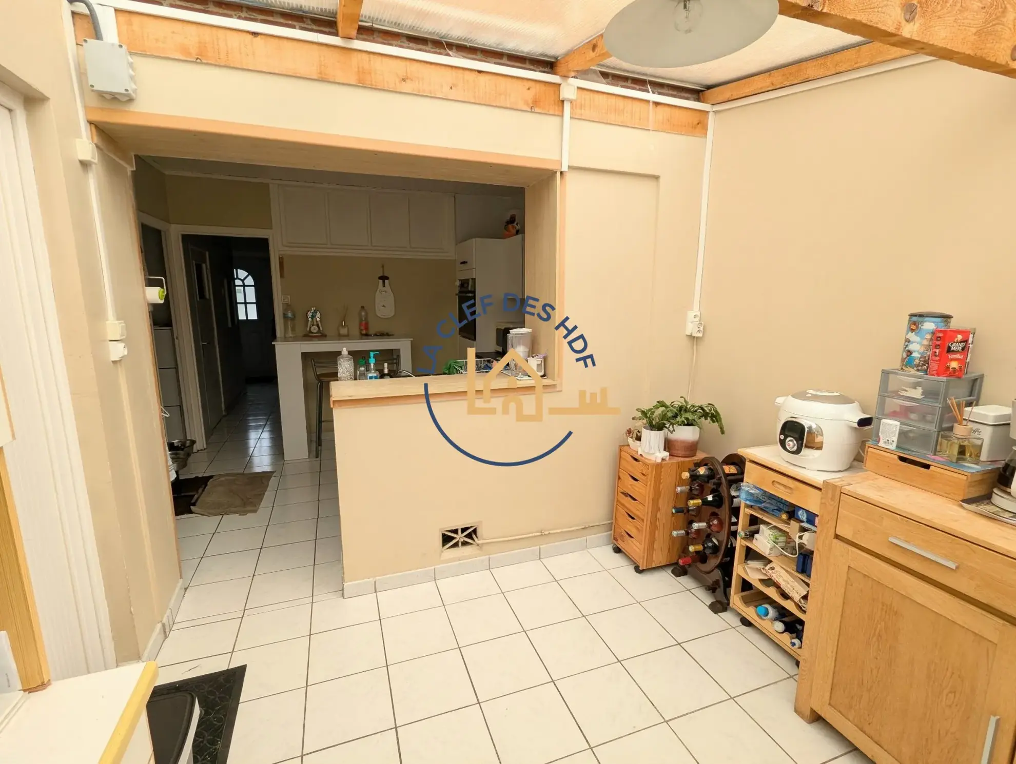 Charmante maison mitoyenne à vendre à Corbehem, 88,70 m² avec jardin et potentiel de rénovation 