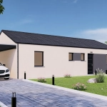 Maison neuve à Crépoy – Modèle Sirius de plain-pied de 78 m²
