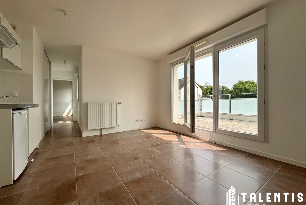 Appartement 2 pièces avec terrasse et parking à Nantes Eraguère 