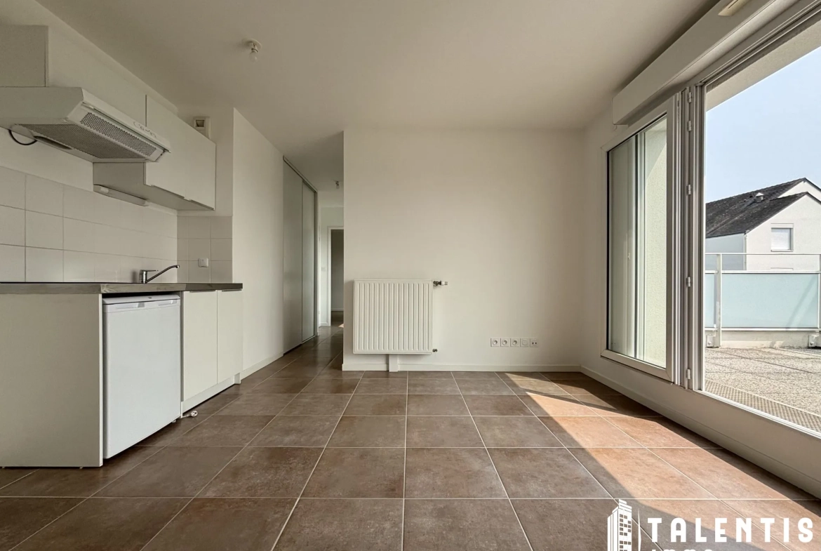 Appartement 2 pièces avec terrasse et parking à Nantes Eraguère 