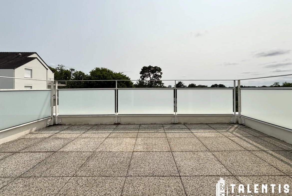 Appartement 2 pièces avec terrasse et parking à Nantes Eraguère 