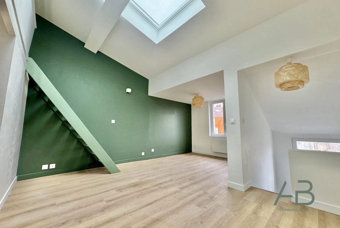 Appartement T1 bis/T2 rénové à Lille JB Lebas, idéal investisseur ou primo-accédant 