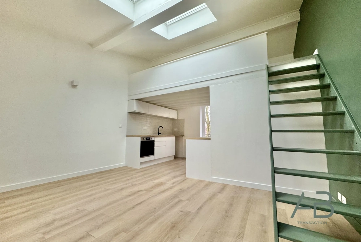 Appartement T1 bis/T2 rénové à Lille JB Lebas, idéal investisseur ou primo-accédant 