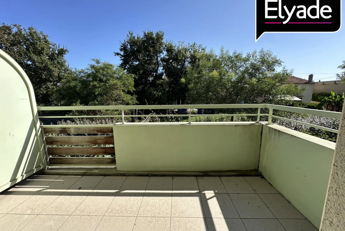 A vendre Appartement T2 de 41 m² à Aucamville avec balcon et parking privé 
