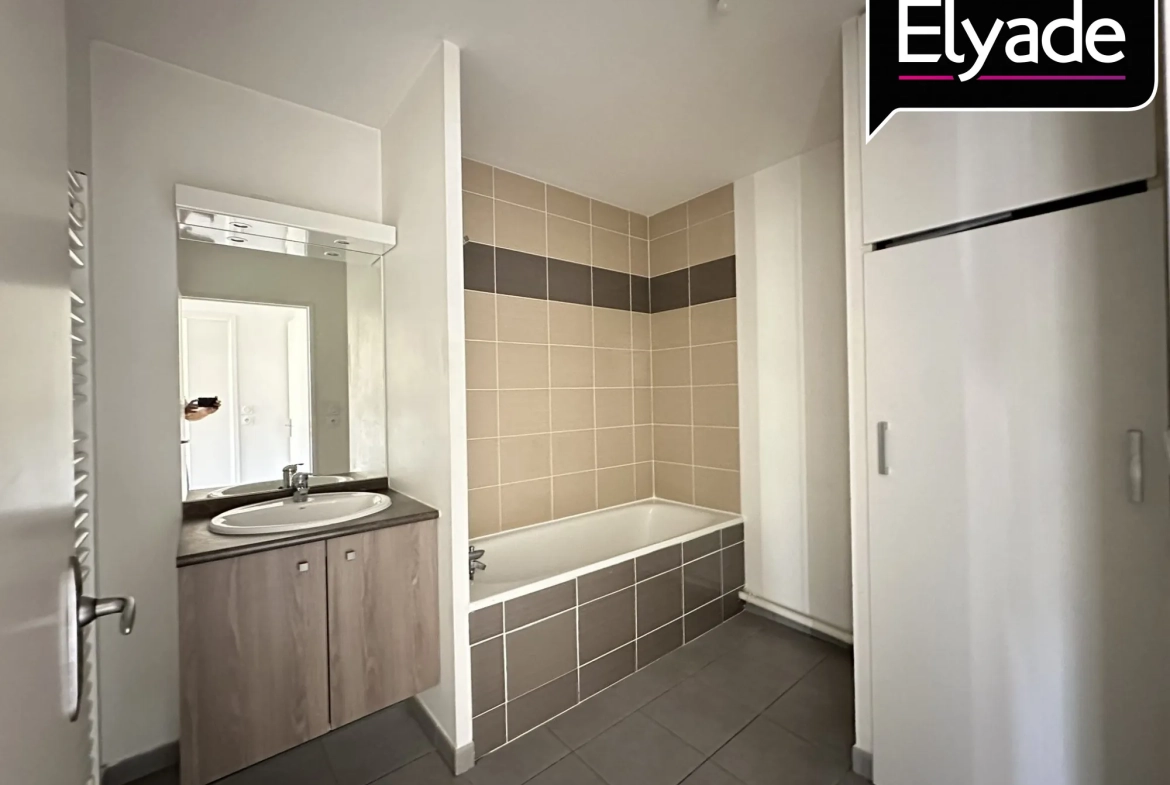 A vendre Appartement T2 de 41 m² à Aucamville avec balcon et parking privé 