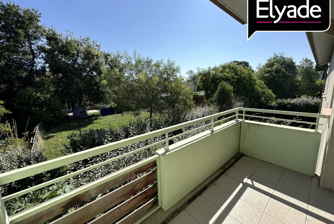 A vendre Appartement T2 de 41 m² à Aucamville avec balcon et parking privé 