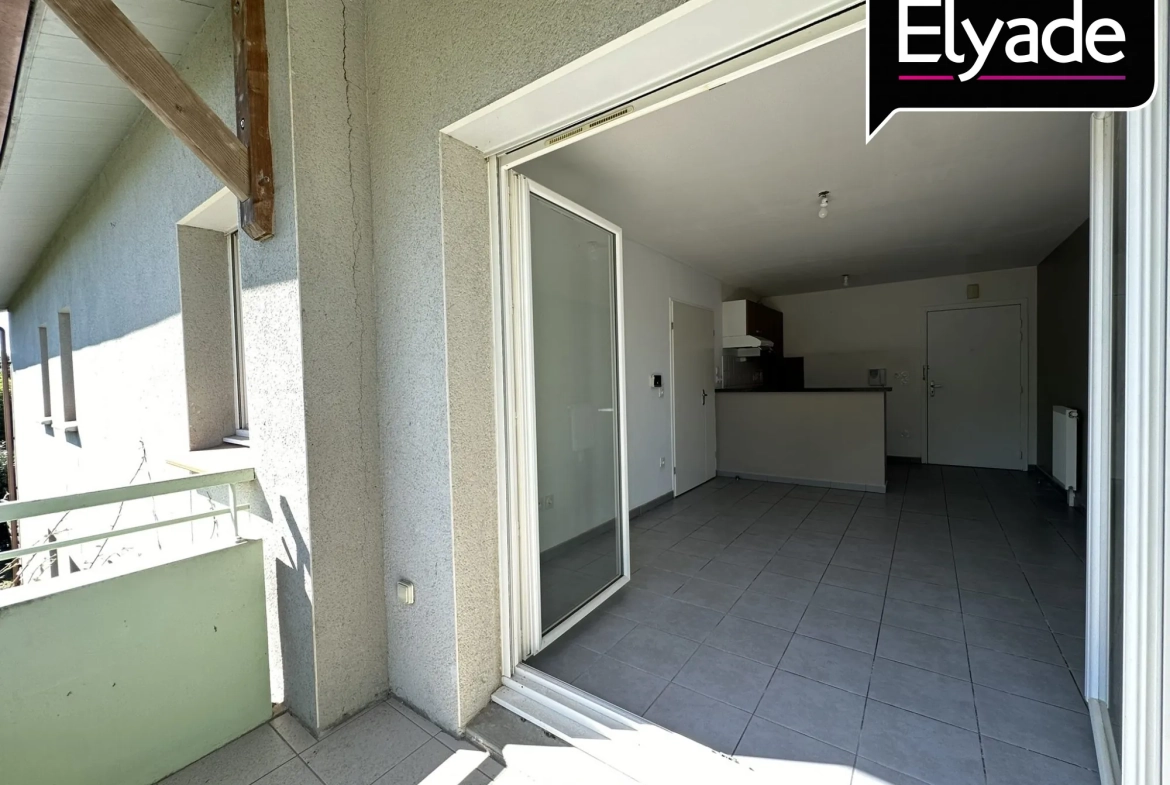 A vendre Appartement T2 de 41 m² à Aucamville avec balcon et parking privé 