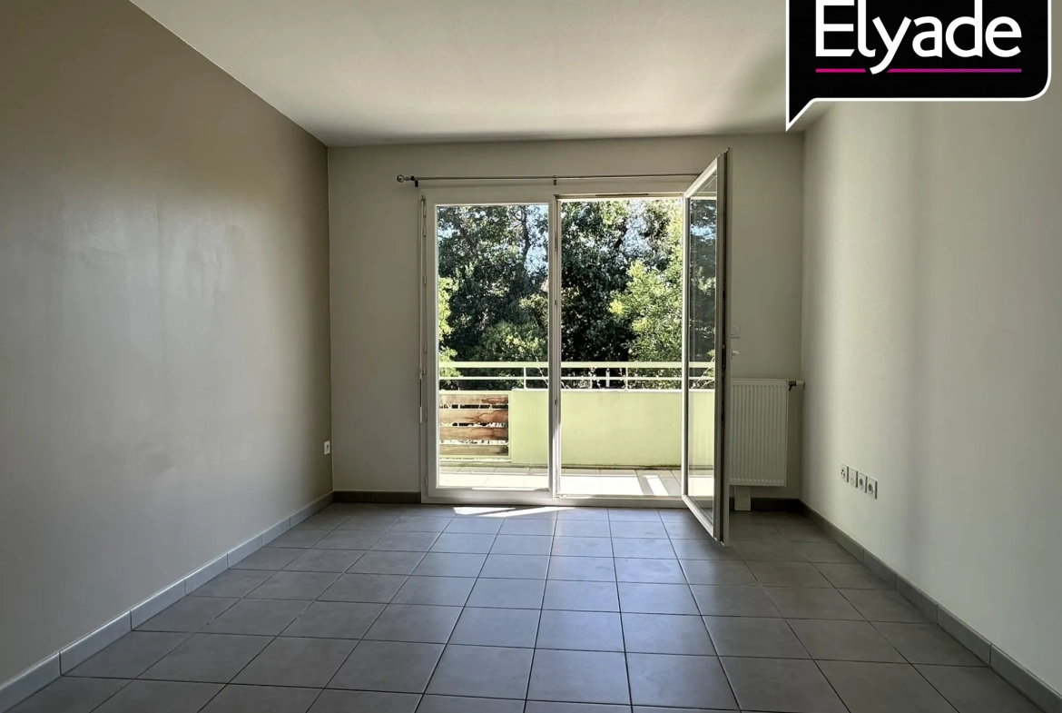 A vendre Appartement T2 de 41 m² à Aucamville avec balcon et parking privé 