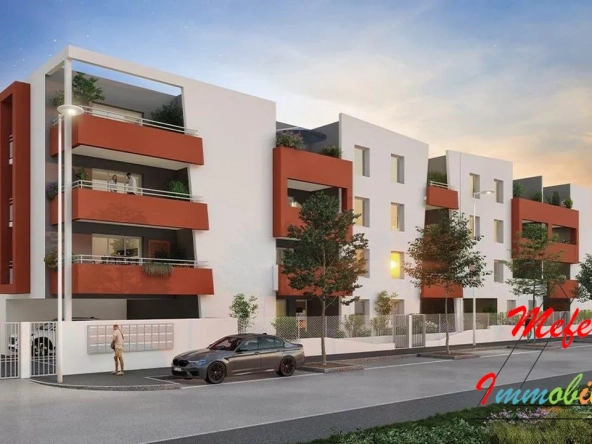 Appartement neuf 2 pièces avec terrasse et parking à Perpignan