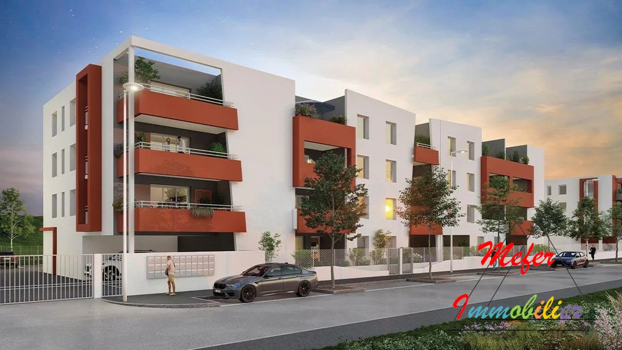 Appartement neuf 2 pièces avec terrasse et parking à Perpignan 