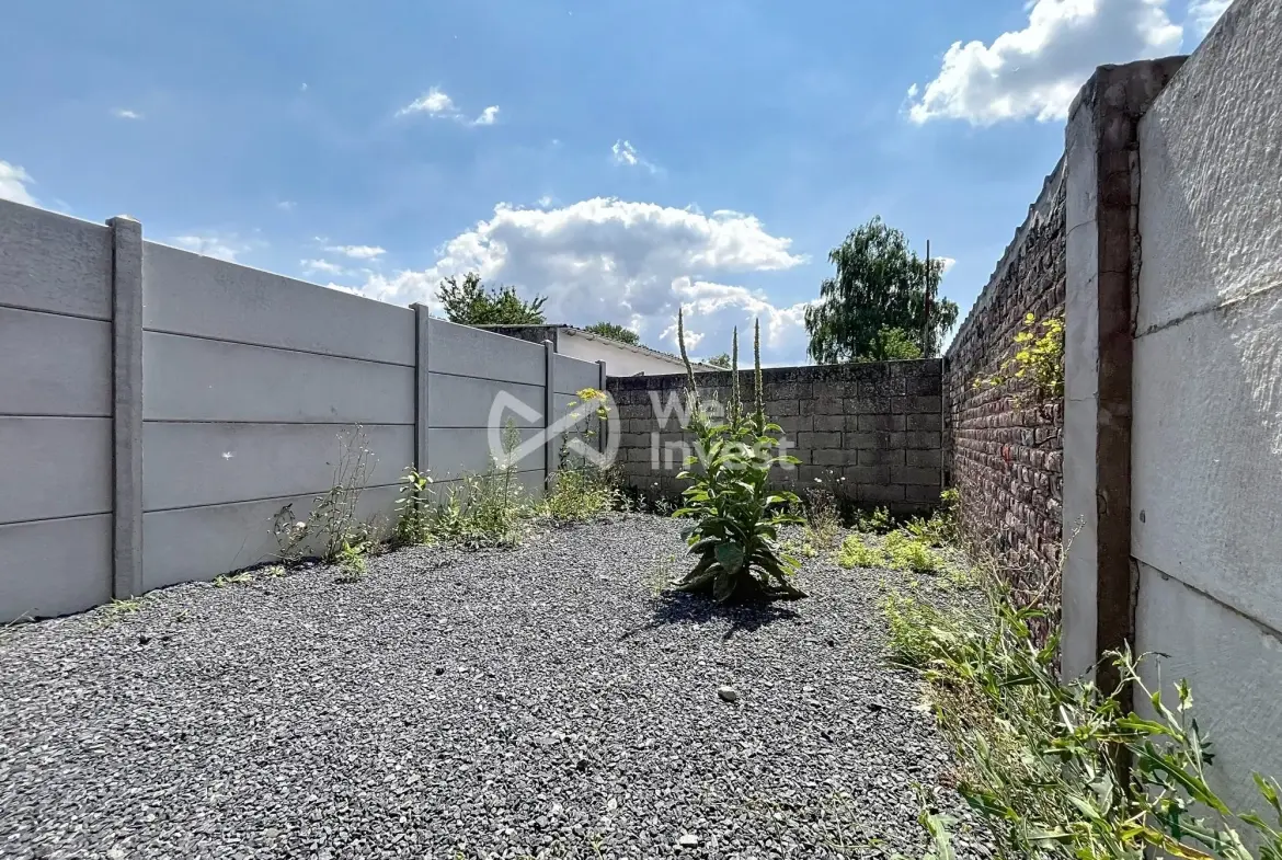 Maison neuve de 80 m² à Hergnies avec jardin et stationnement 