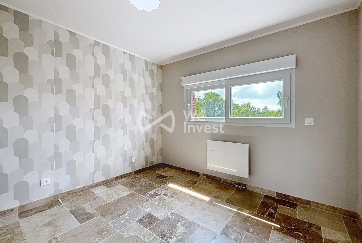 Maison neuve de 80 m² à Hergnies avec jardin et stationnement 