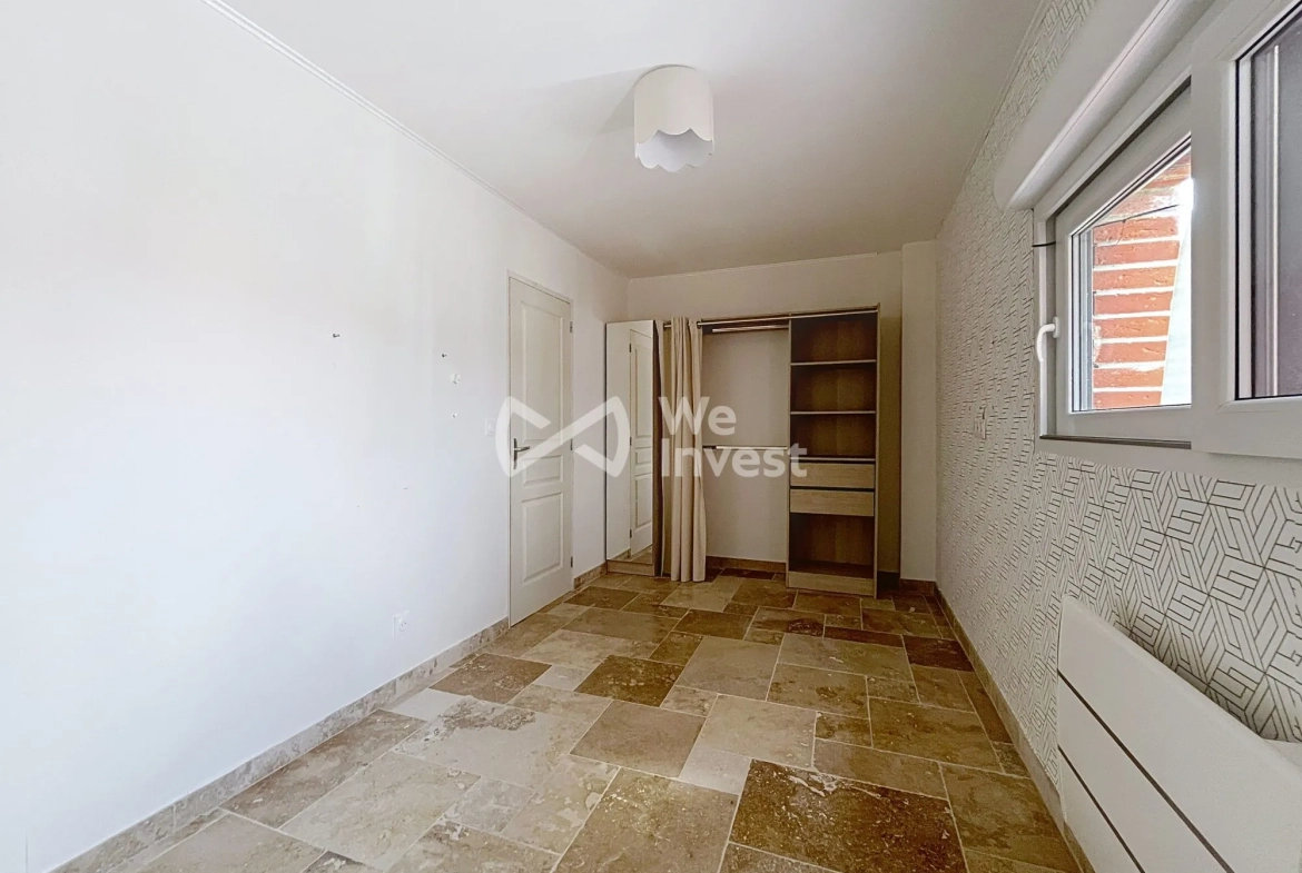 Maison neuve de 80 m² à Hergnies avec jardin et stationnement 