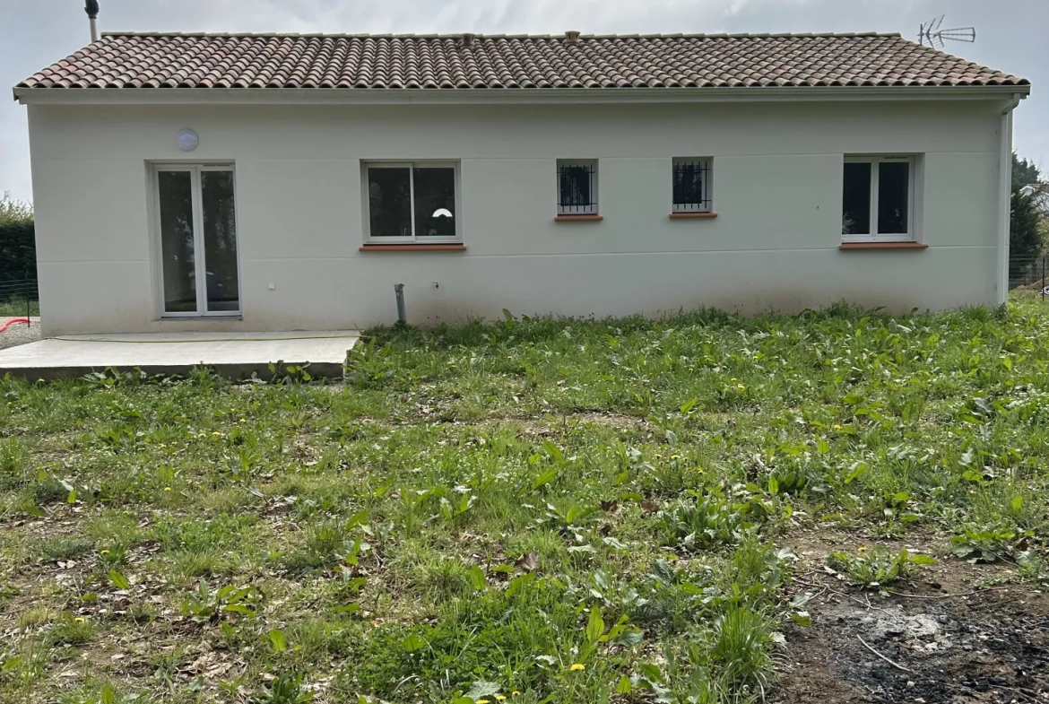 Villa neuve 90 m² à Montbeton, construction 2023, cadre calme et proche de Montauban 