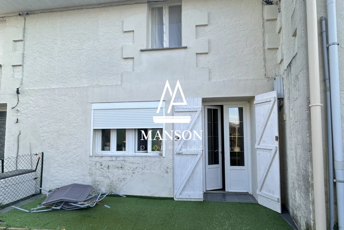 Appartement 2 pièces rénové de 73 m² avec terrasse et jardin à Haux 