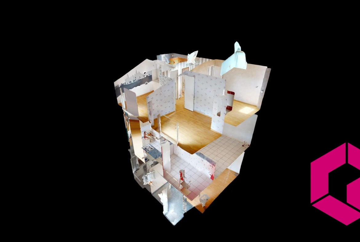 Maison à vendre à Unieux de 98 m² avec 3 chambres et balcon 