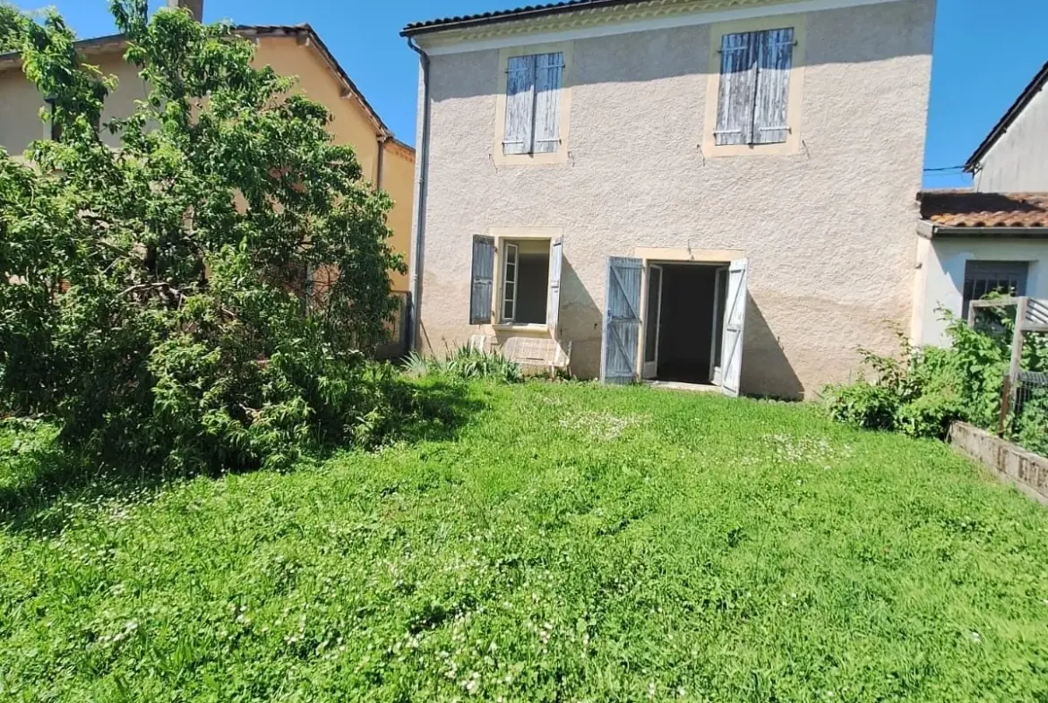 Maison à vendre à Masseube avec jardin ensoleillé et 3 chambres 