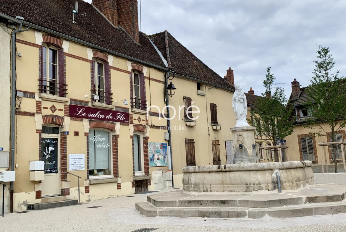 Maison ancienne à rénover avec jardin et dépendances à Dixmont 89500 