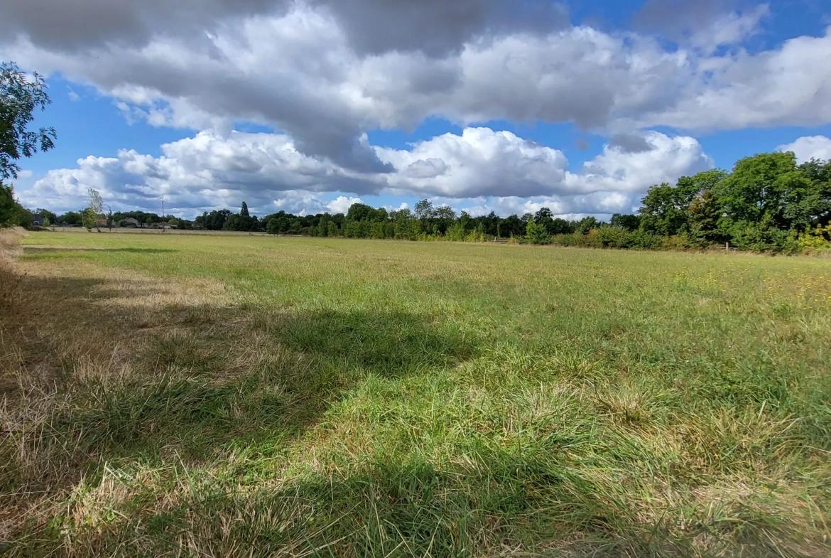 Terrain constructible calme et plat à Aumagne, fort potentiel à saisir 