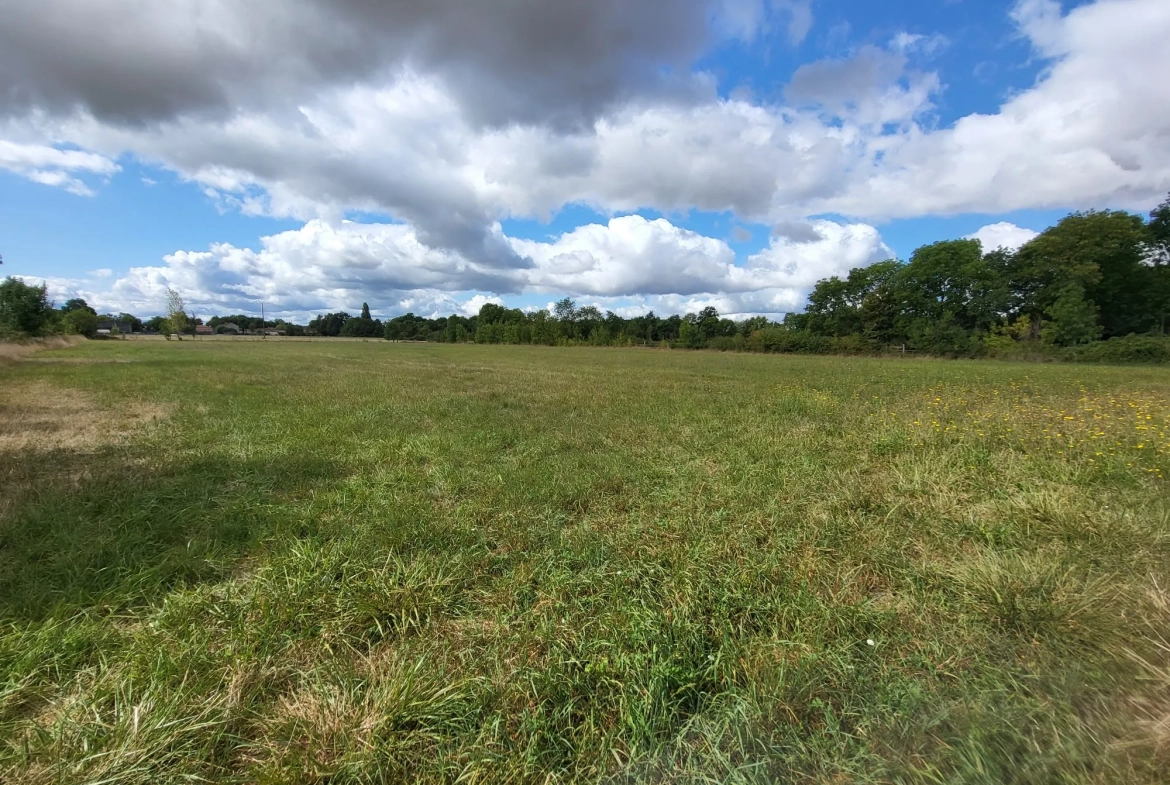 Terrain constructible calme et plat à Aumagne, fort potentiel à saisir 