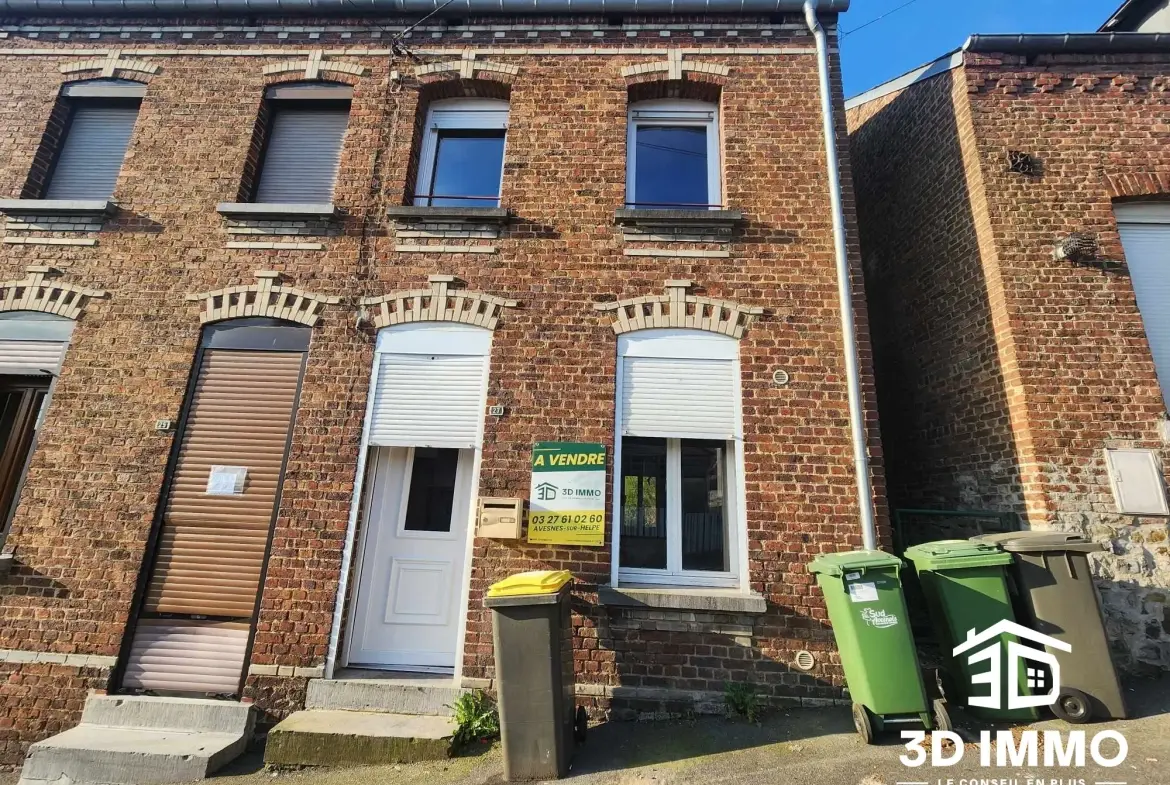 Maison semi-individuelle à vendre à Fourmies avec jardin et confort moderne 