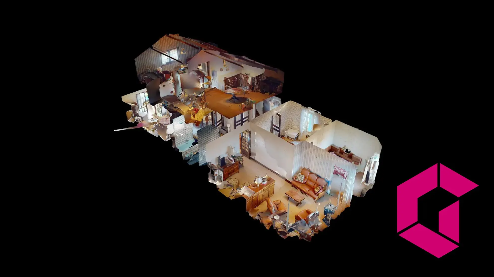 Maison à vendre au centre de Luriecq avec terrain et dépendance 