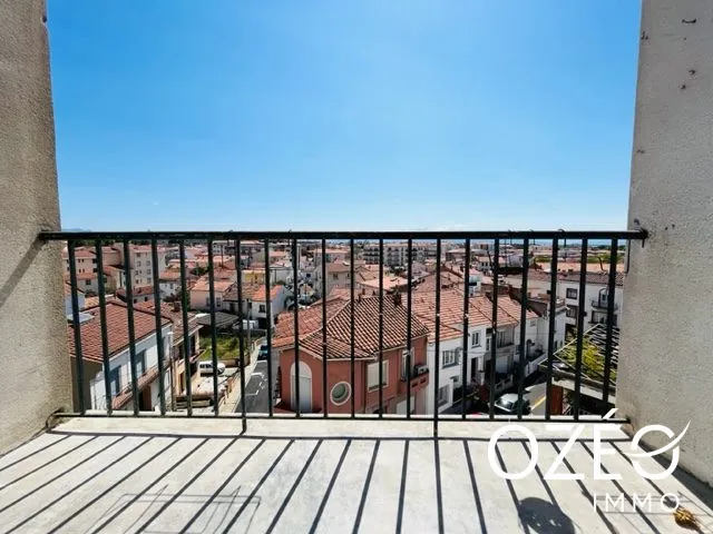 Appartement T3 rénové de 56 m² avec balcon à Perpignan centre-ville 