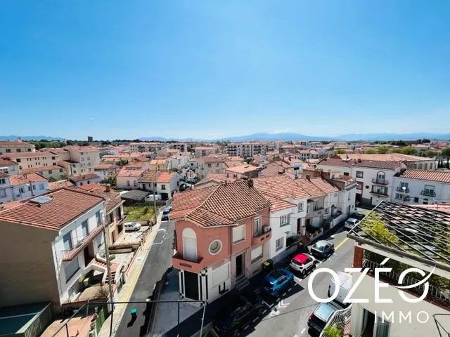Appartement T3 rénové de 56 m² avec balcon à Perpignan centre-ville 