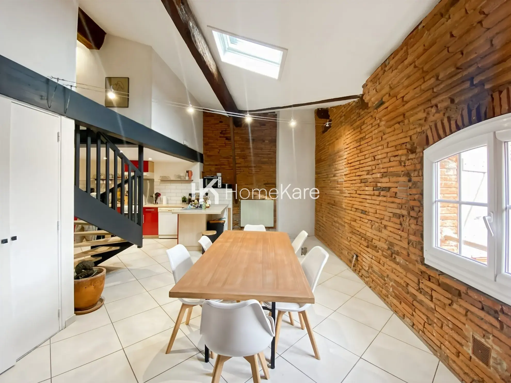 Appartement duplex 120m² avec vue sur le Tarn à Montauban - Dernier étage 