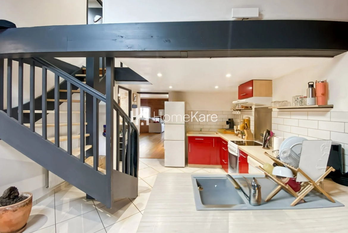 Appartement duplex 120m² avec vue sur le Tarn à Montauban - Dernier étage 