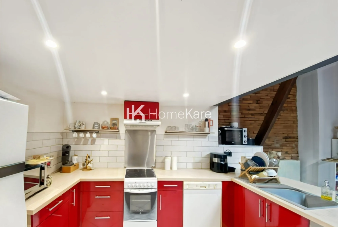 Appartement duplex 120m² avec vue sur le Tarn à Montauban - Dernier étage 
