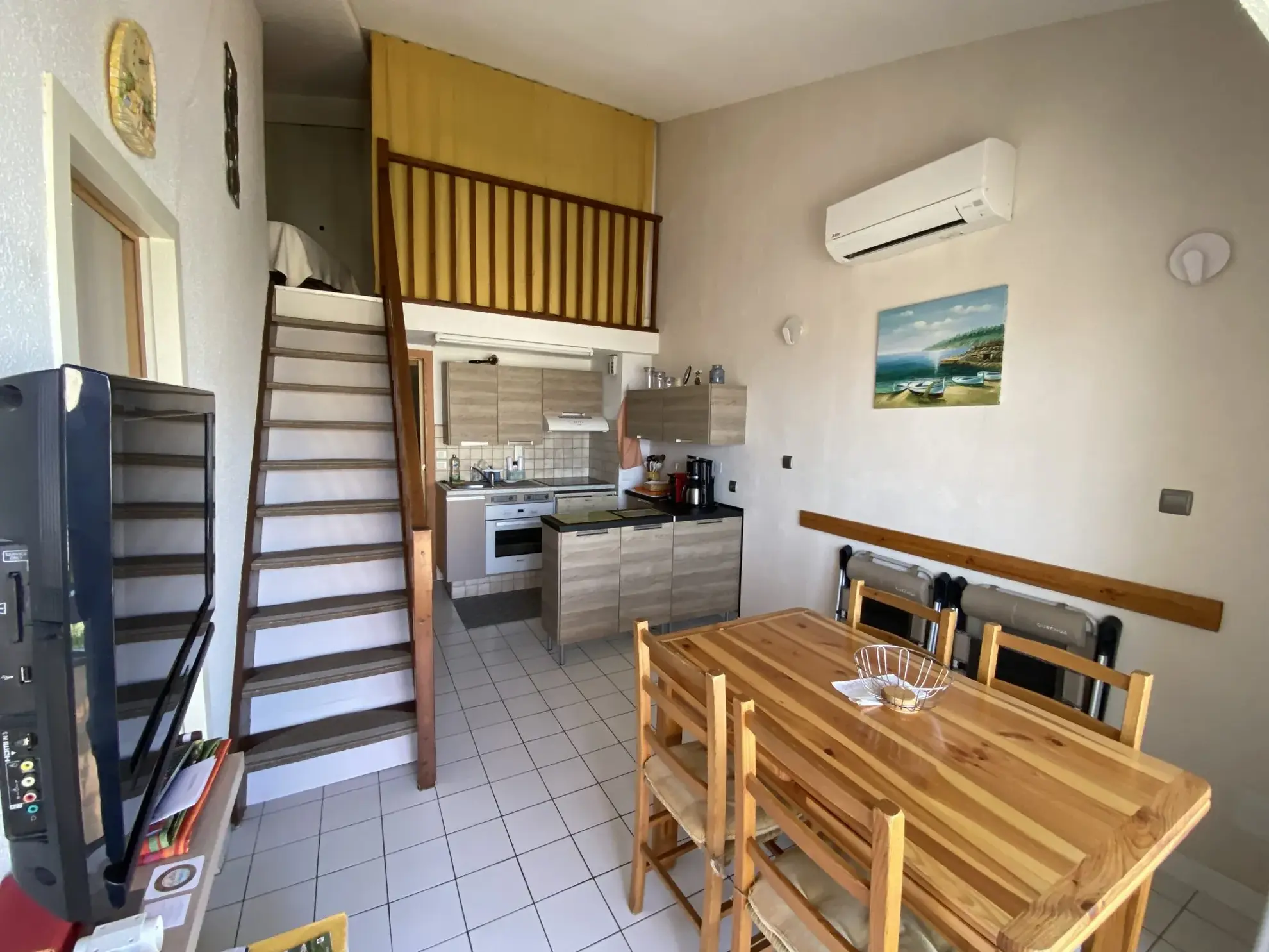 Duplex T3 avec vue sur mer à Le Barcarès - Appartement meublé avec parking privé 