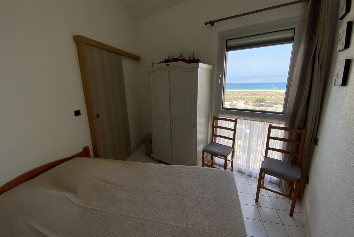 Duplex T3 avec vue sur mer à Le Barcarès - Appartement meublé avec parking privé 