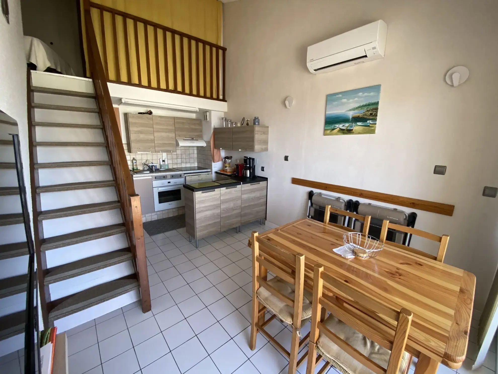 Duplex T3 avec vue sur mer à Le Barcarès - Appartement meublé avec parking privé 