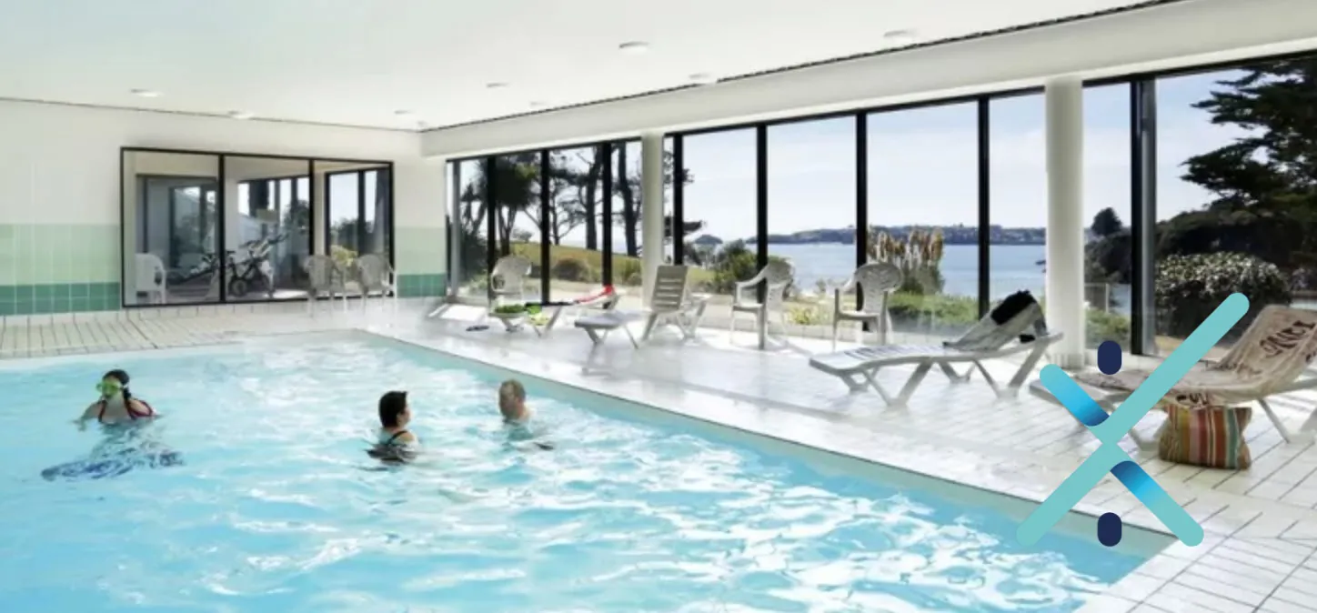 Appartement duplex face à la mer à Locmaria-Plouzané avec piscine et accès plage 