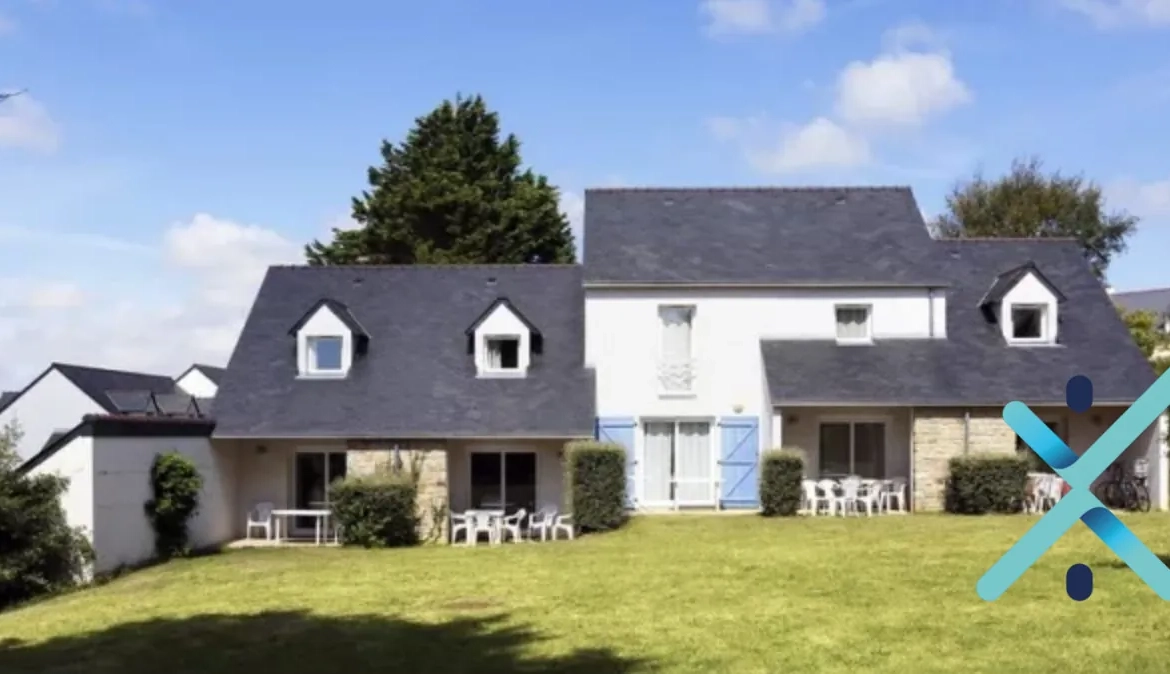 Appartement duplex face à la mer à Locmaria-Plouzané avec piscine et accès plage 