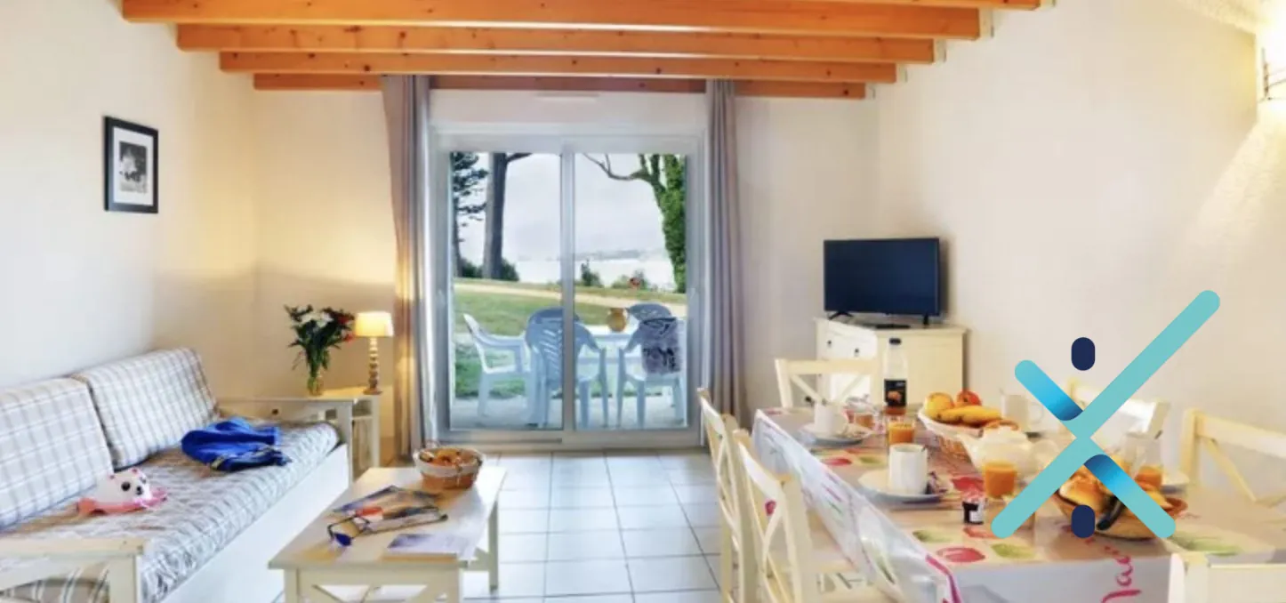 Appartement duplex face à la mer à Locmaria-Plouzané avec piscine et accès plage 