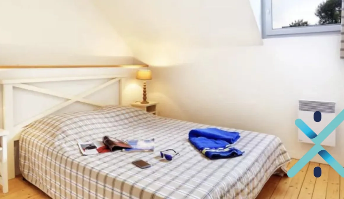 Appartement duplex face à la mer à Locmaria-Plouzané avec piscine et accès plage 
