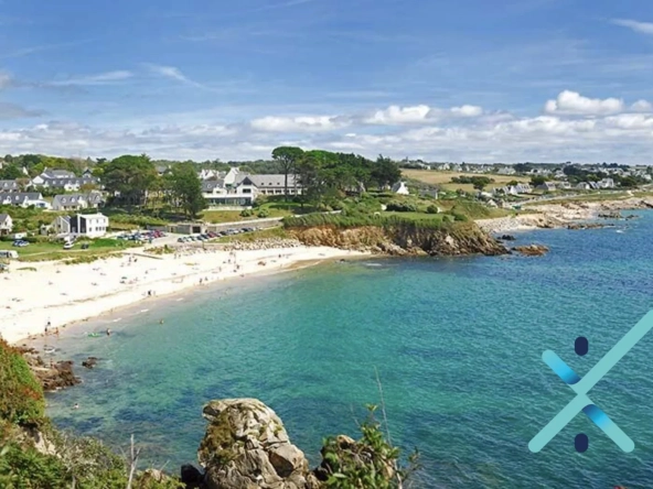 Appartement duplex face à la mer à Locmaria-Plouzané avec piscine et accès plage