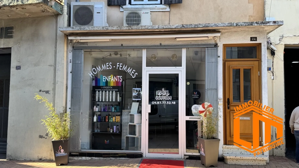 Local commercial de 40 m² à vendre à Bessan, emplacement idéal, bail en cours