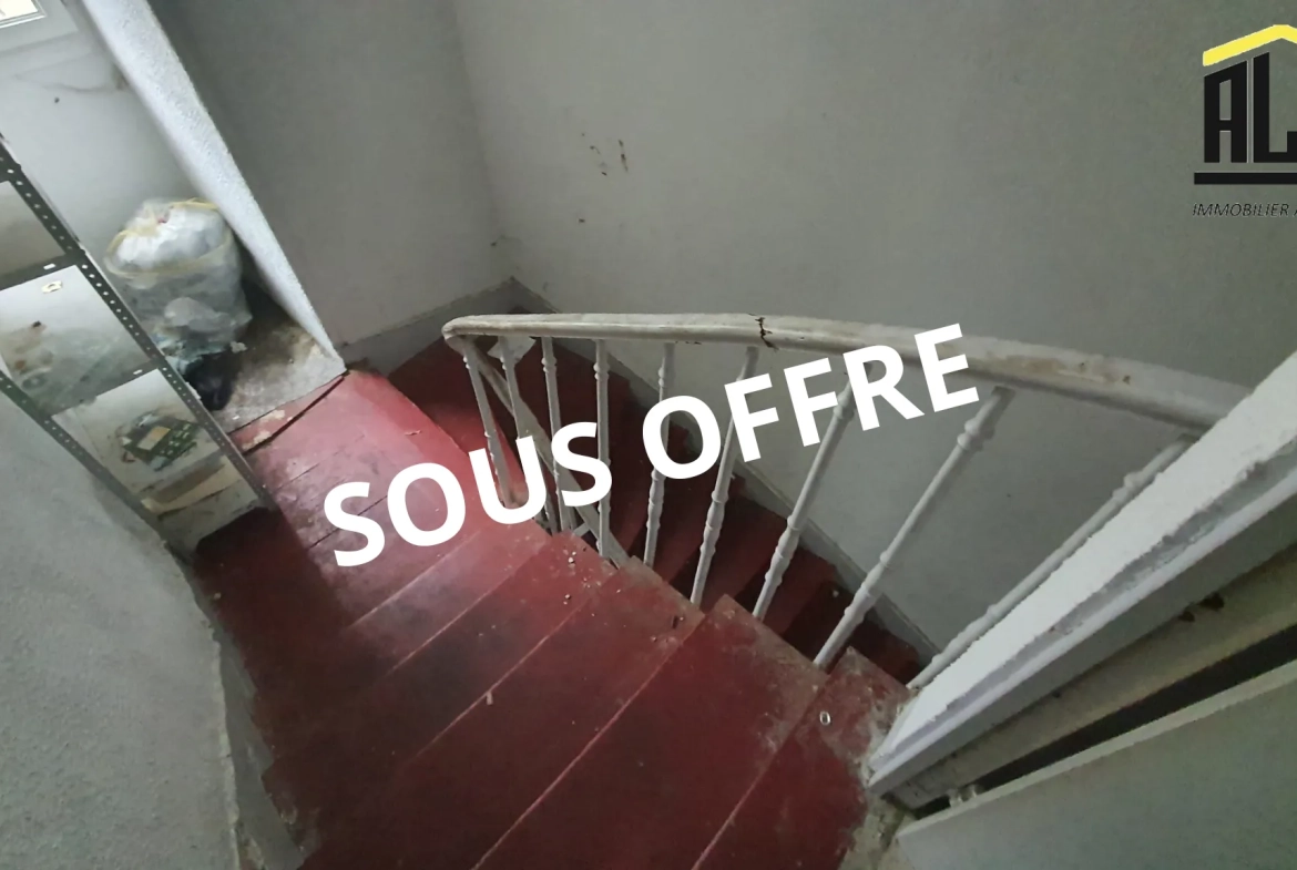 Immeuble à rénover de 170 m² en centre-ville d'Alençon 