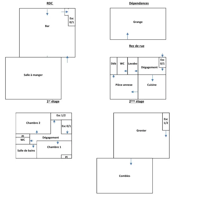 Maison de Bourg à vendre à Champniers et Reilhac, 130 m² avec terrain et potentiel d'extension 