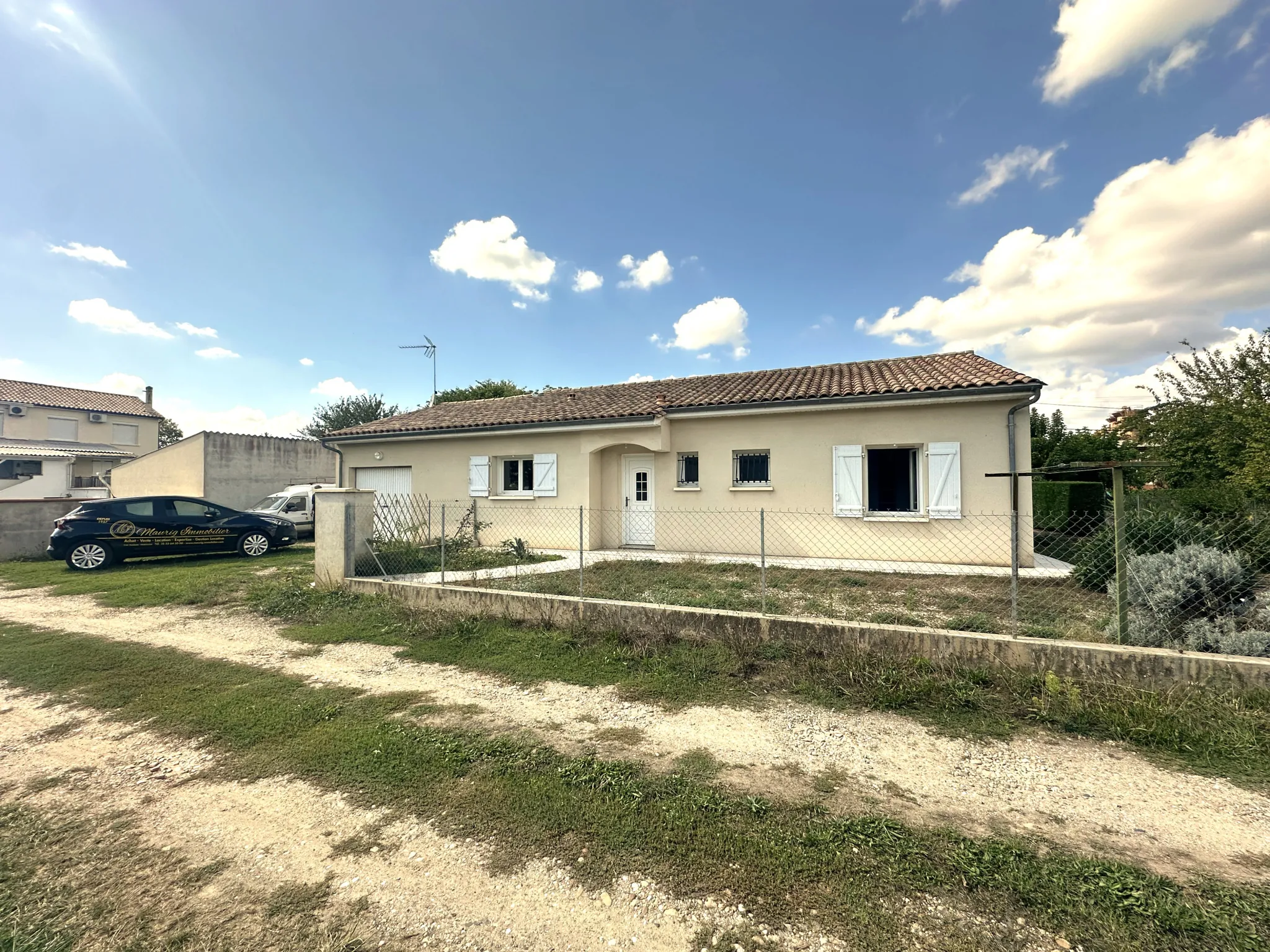 Maison de plain-pied à Marmande avec 3 chambres et jardin clos à vendre 