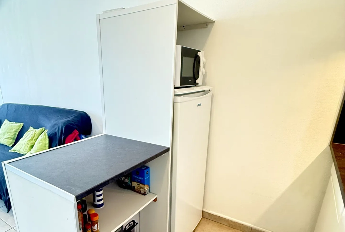Studio cabine rénové avec vue panoramique sur la mer à Le Barcarès 