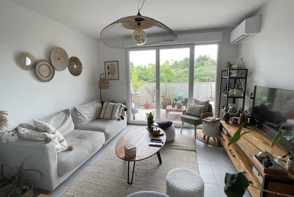 Superbe appartement T3 récent avec terrasse et parking à Montpellier Ouest 