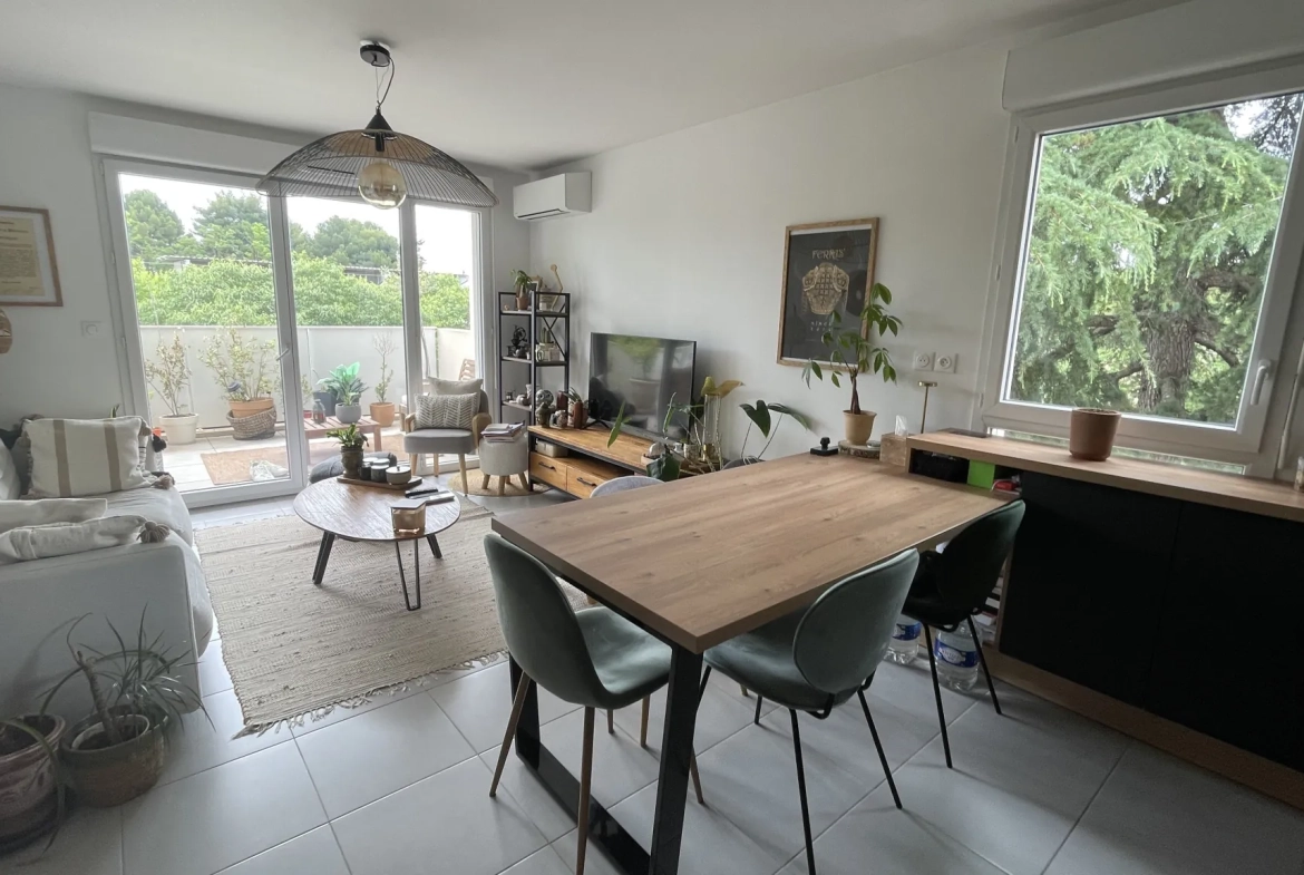 Superbe appartement T3 récent avec terrasse et parking à Montpellier Ouest 