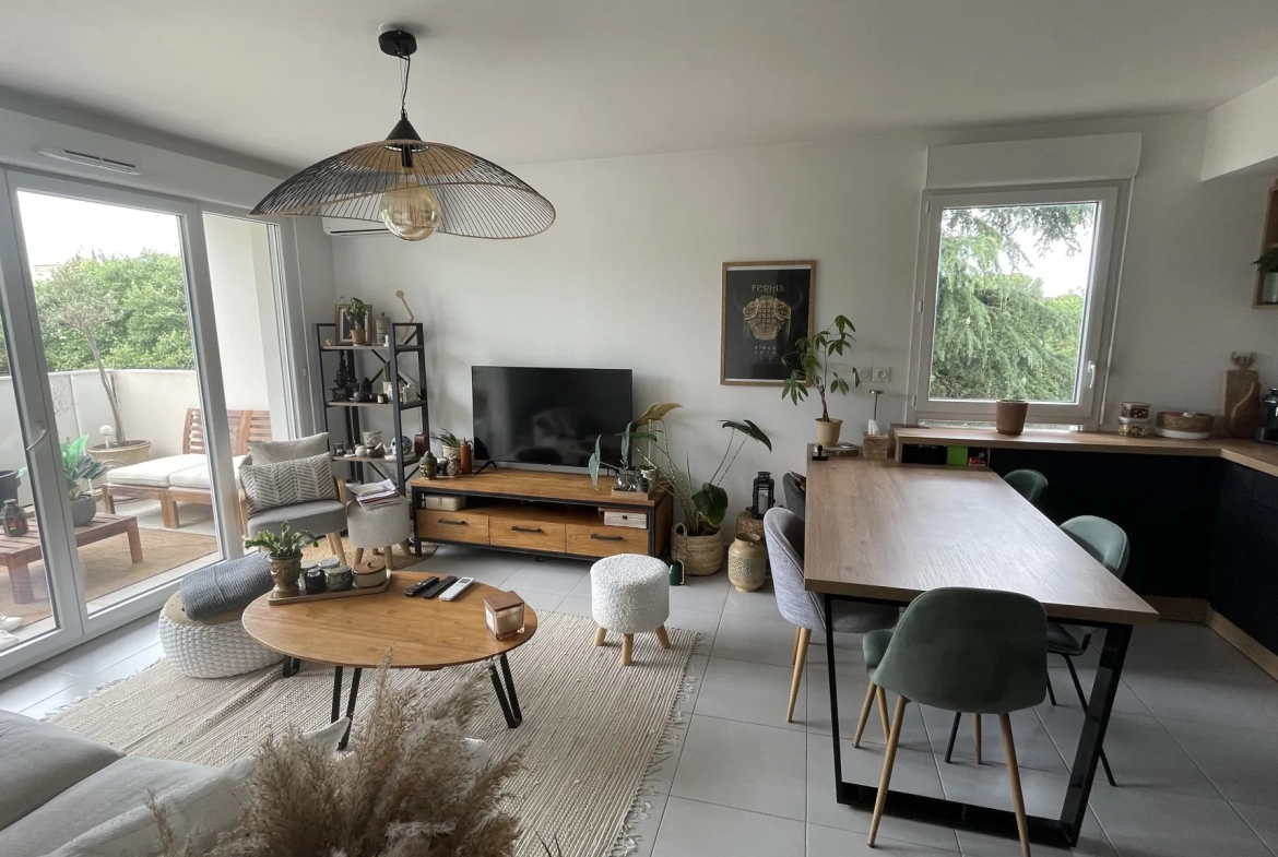 Superbe appartement T3 récent avec terrasse et parking à Montpellier Ouest 